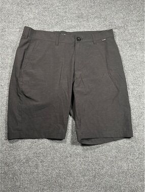 TravisMathew Men's Black Stretch Golf Shorts Size 35